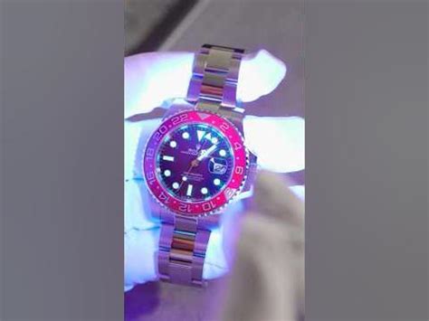 fake rolex pepsi|rolex pepsi uv test.